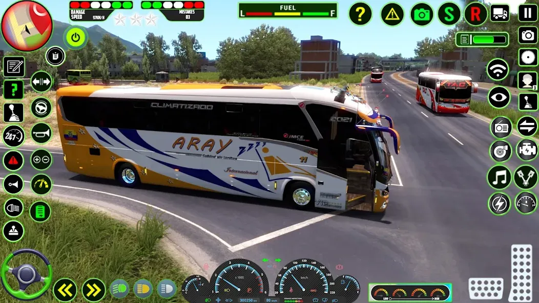 Euro Coach Bus Simulator 3D на Андроид — Мод Много денег — скриншот 4