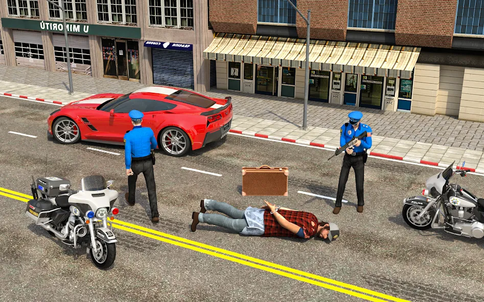 City Police Car Driving Games (Мод Много денег) — скриншот 2