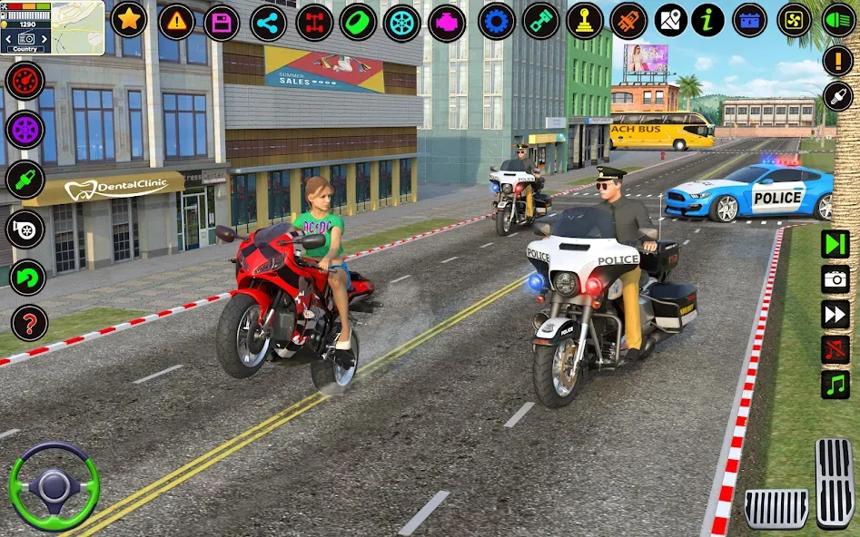 City Police Car Driving Games (Мод Много денег) — скриншот 3