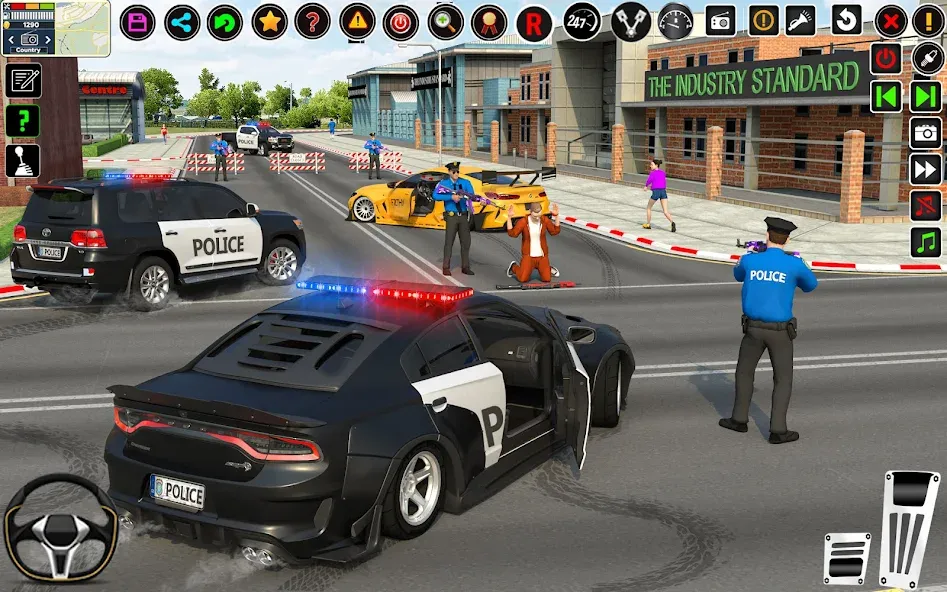 City Police Car Driving Games (Мод Много денег) — скриншот 5