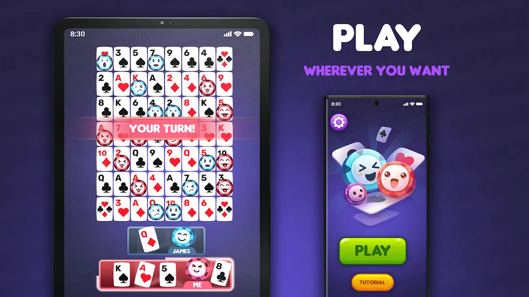 Скачать One-Eyed Jack: Card game на Android — Все карты открыты — скриншот 1