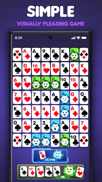 Скачать One-Eyed Jack: Card game на Android — Все карты открыты — скриншот 3