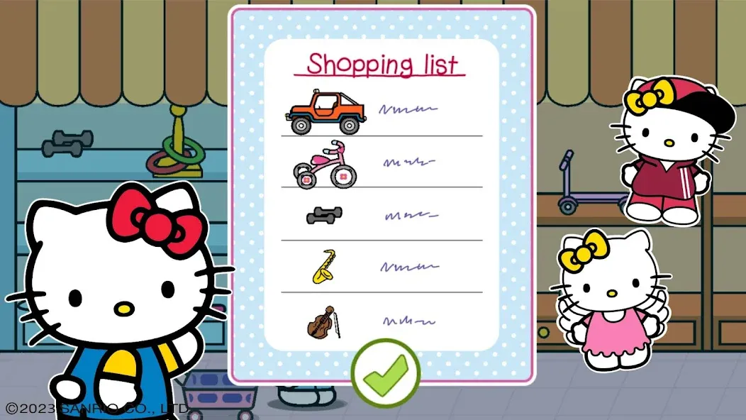 Скачать Hello Kitty: Kids Supermarket на телефон — Все открыто — скриншот 4