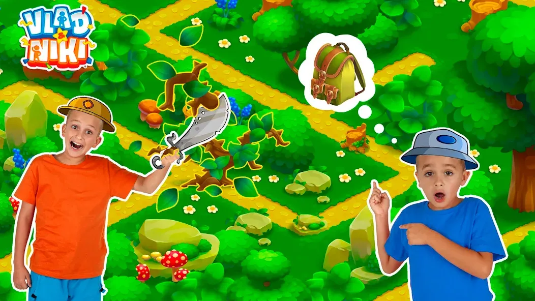 Vlad and Niki: Birthday Party MOD APK на Android — Все открыто бесплатно — скриншот 4 Vlad and Niki: Birthday Party MOD APK на Android — Все открыто бесплатно — скриншот 4