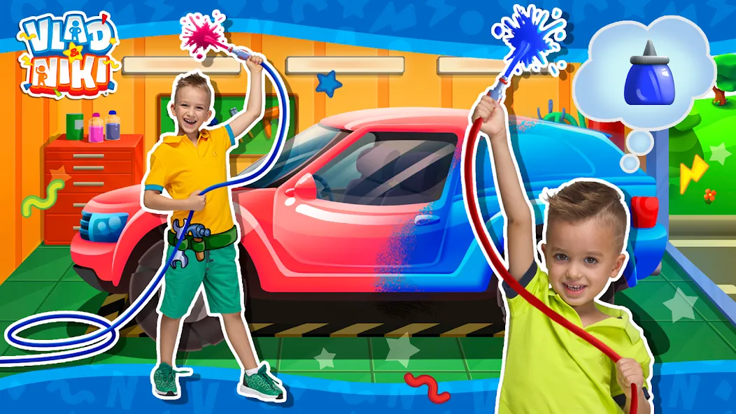 Скачать Vlad and Niki: Car Service на Android — Все открыто и без рекламы — скриншот 1 Скачать Vlad and Niki: Car Service на Android — Все открыто и без рекламы — скриншот 1