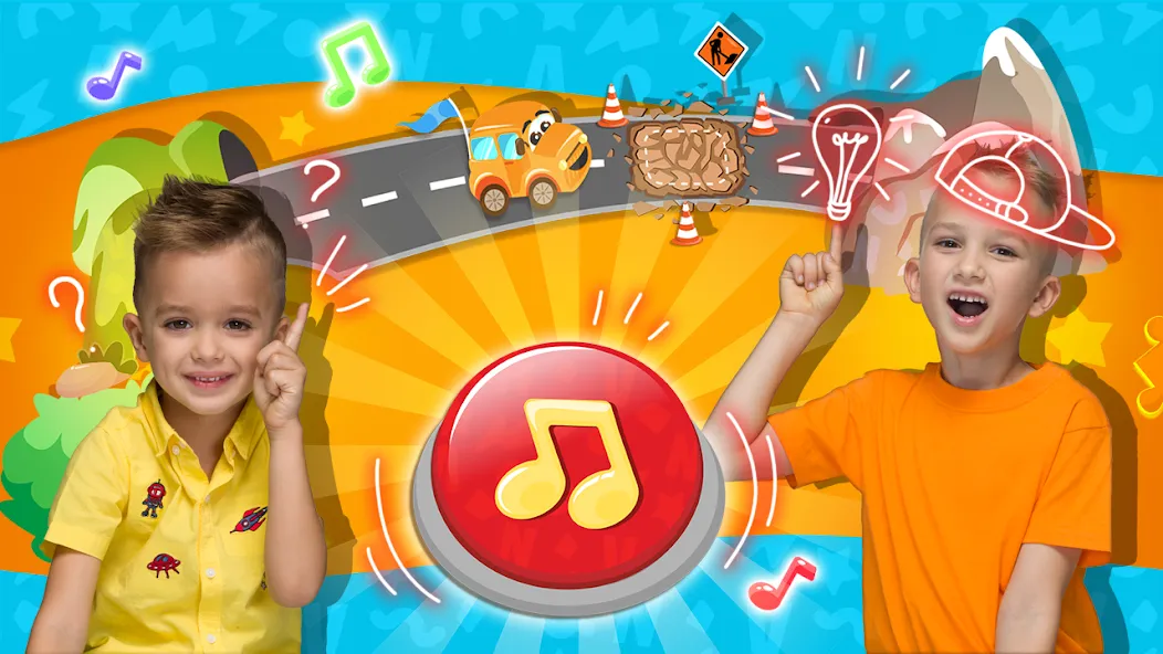 Скачать Vlad and Niki: Kids Piano (Мод: Все песни разблокированы) на Андроид — скриншот 4