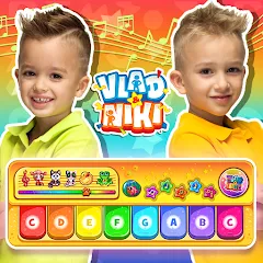 Скачать Vlad and Niki: Kids Piano (Мод: Все песни разблокированы) на Андроид
