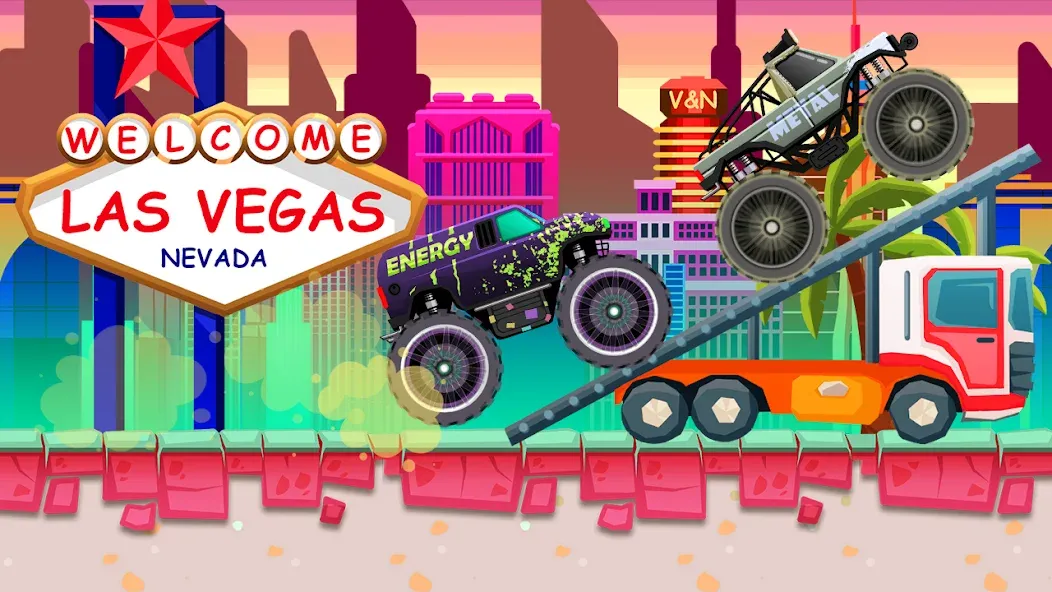 Monster Truck Vlad & Niki — Взломанная версия (Все открыто) — скриншот 5