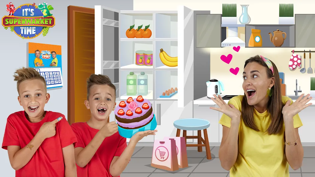 Vlad & Niki Supermarket game MOD APK — Все открыто — скриншот 5