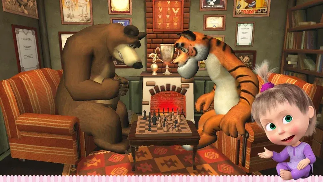 Скачать взломанную Masha and the Bear: Good Night — Все открыто — скриншот 5