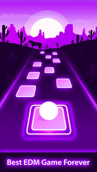 Magic Ball Tiles Hop Music Run MOD — Много денег на Андроид — скриншот 3
