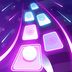 Magic Ball Tiles Hop Music Run MOD — Много денег на Андроид