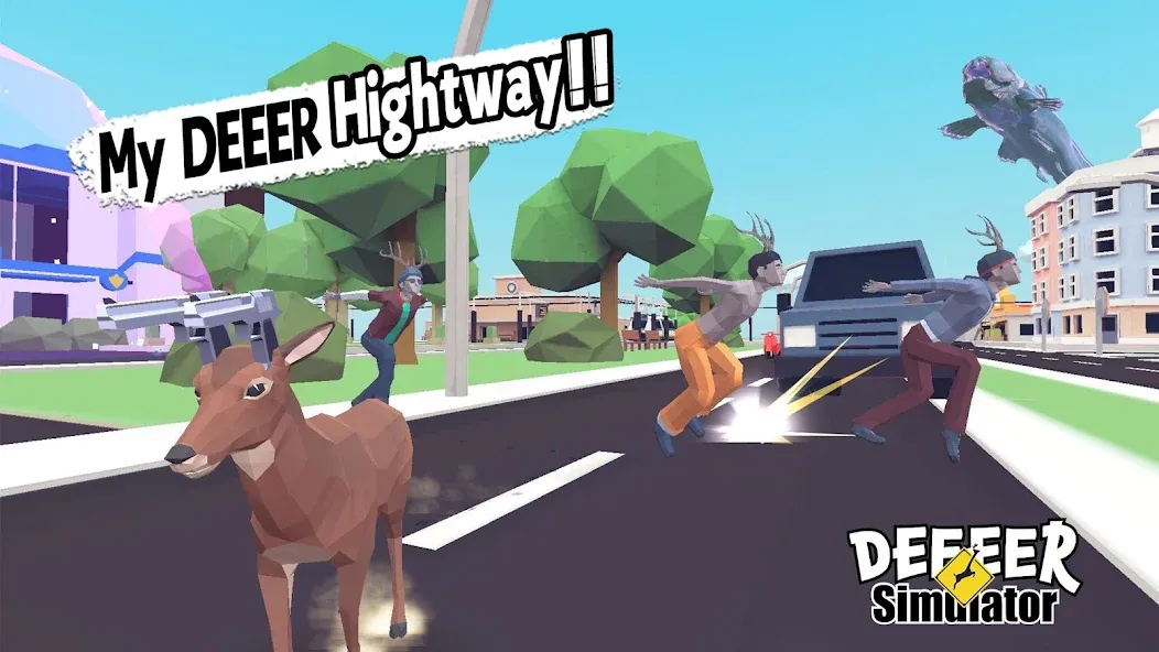 DEEEER Simulator: Modern World на Андроид — Мод Все скины разблокированы — скриншот 1