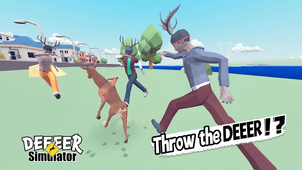 DEEEER Simulator: Modern World на Андроид — Мод Все скины разблокированы — скриншот 2