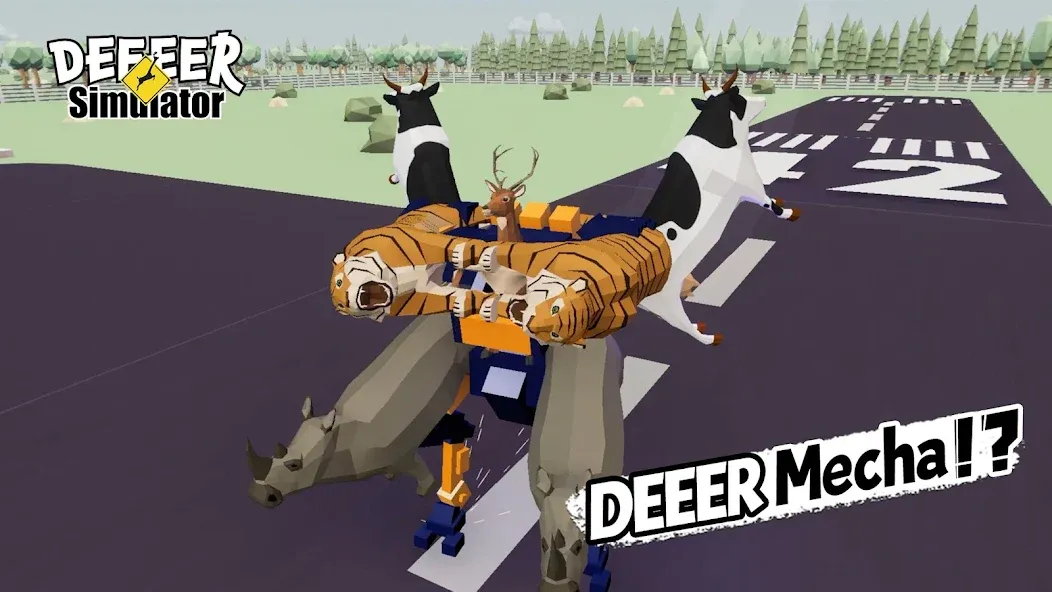 DEEEER Simulator: Modern World на Андроид — Мод Все скины разблокированы — скриншот 5