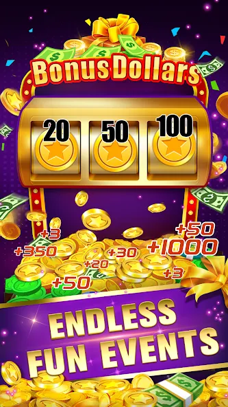 Скачать взломанную Daily Pusher Slots 777 — Много денег — скриншот 4