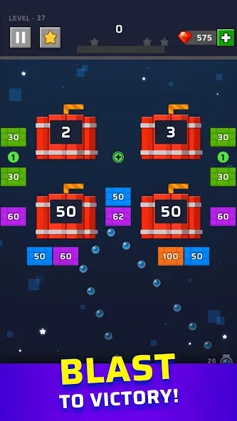 Brick Out - Shoot the ball на Андроид — Много денег — скриншот 4