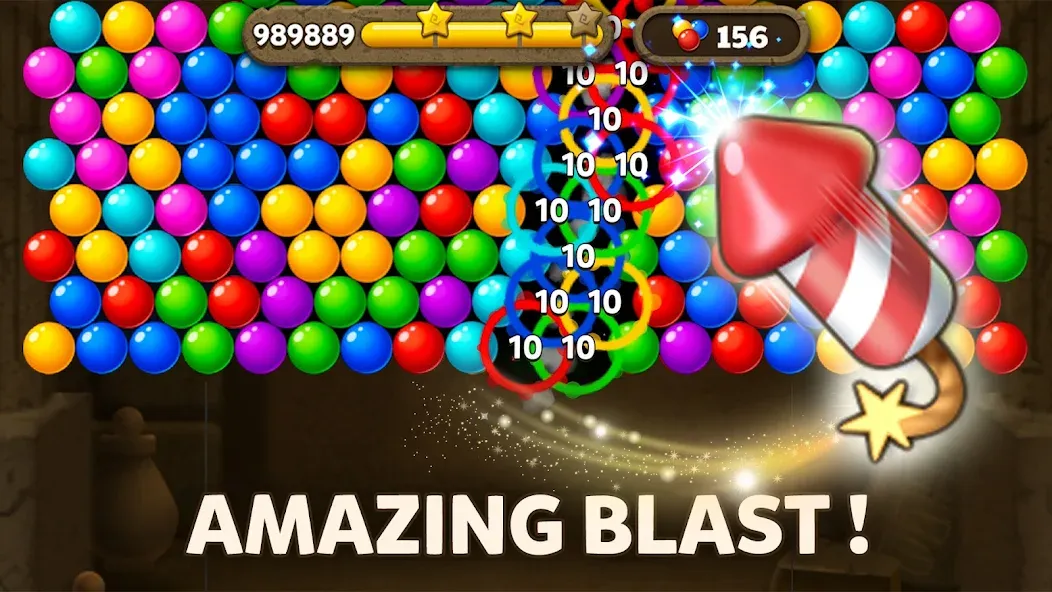 Bubble Pop Origin! Puzzle Game — Много монет и без рекламы — скриншот 3