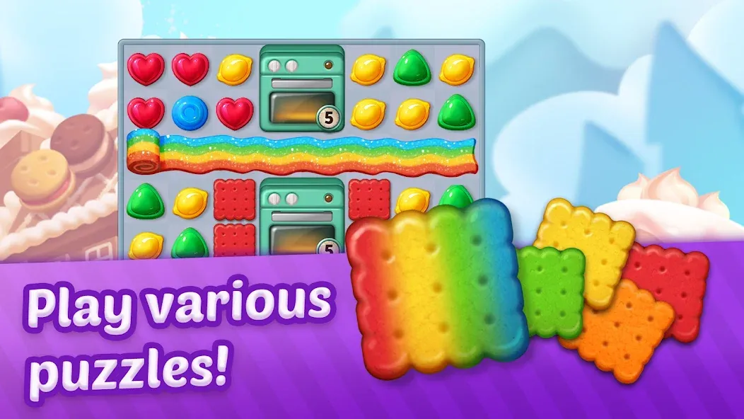 Скачать Lollipop Sweet Heroes Match3 на Android — Много денег и жизней — скриншот 5
