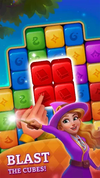 Скачать Magic Blast: Mystery Puzzle MOD APK — Бесконечные жизни и ходы — скриншот 2