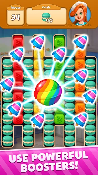 Sweet Cube Blast на Андроид — Мод Много денег — скриншот 3