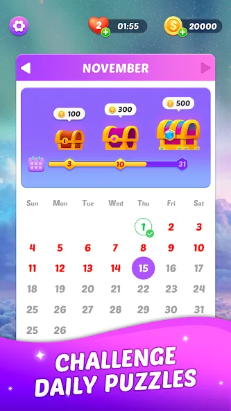 Скачать Match Tile Scenery на Android — Бесконечные деньги — скриншот 5