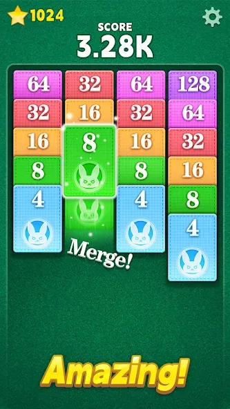 Скачать Merge Card Puzzle (Мод: Много денег) на Андроид — скриншот 2