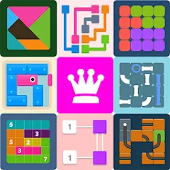 Скачать Puzzledom - puzzles all in one на телефон — Все уровни разблокированы