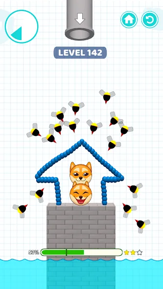 Скачать взломанную Save Balls: Brain Teaser Games — Все уровни открыты и без рекламы — скриншот 2 Скачать взломанную Save Balls: Brain Teaser Games — Все уровни открыты и без рекламы — скриншот 2