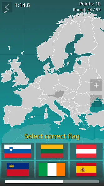Взлом World Map Quiz — Все уровни открыты — скриншот 3 Взлом World Map Quiz — Все уровни открыты — скриншот 3