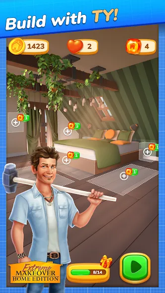 Extreme Makeover: Home Edition MOD APK на Android — Много денег — скриншот 5