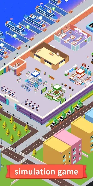 Скачать Idle Seafood Market -Tycoon MOD APK — Много денег — скриншот 1