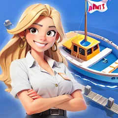 Скачать Idle Seafood Market -Tycoon MOD APK — Много денег