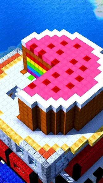 Tower Craft - Block Building Mod APK Много денег — Скачать на Андроид — скриншот 1 Tower Craft - Block Building Mod APK Много денег — Скачать на Андроид — скриншот 1