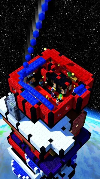 Tower Craft - Block Building Mod APK Много денег — Скачать на Андроид — скриншот 5