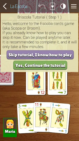 Скачать La Escoba 2024 - Broom game (Мод: Все карты открыты) на Андроид — скриншот 3