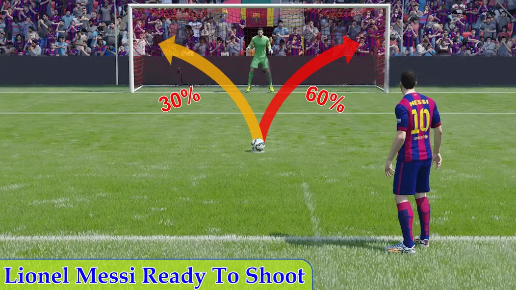 Скачать взлом Football Champion Soccer Kick на Андроид — Много денег — скриншот 2