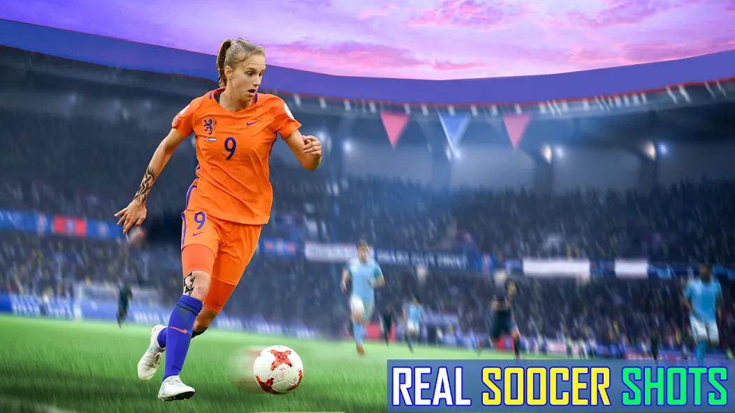 Soccer Kick Worldcup Champion — Взломанная версия (Много денег) — скриншот 1 Soccer Kick Worldcup Champion — Взломанная версия (Много денег) — скриншот 1