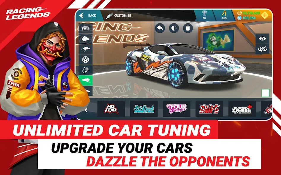 Racing Legends Funzy на Андроид — Много денег — скриншот 3