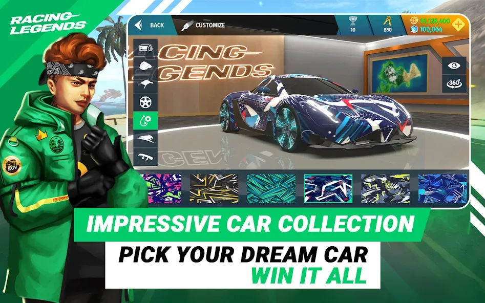 Racing Legends Funzy на Андроид — Много денег — скриншот 4