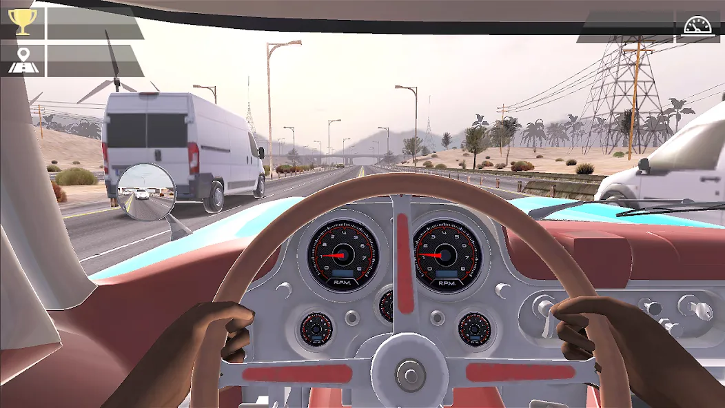 Racing Traffic Car Speed — Мод: Много денег — скриншот 4