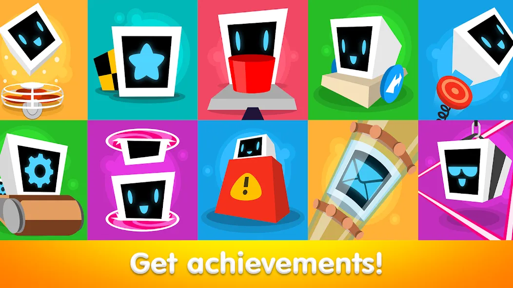 Взломанная Heart Box: physics puzzle game на Андроид — Все уровни открыты и без рекламы — скриншот 5