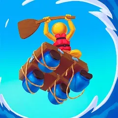 Скачать взломанную Raft Racing — Много денег