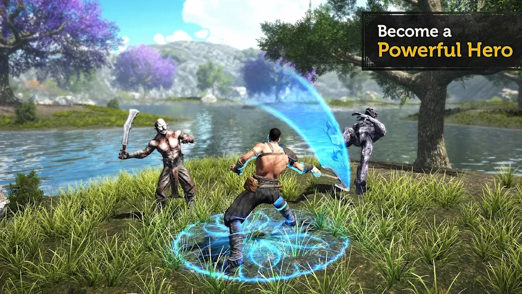 Evil Lands: Online Action RPG MOD APK на Android — Много денег и бессмертие — скриншот 2