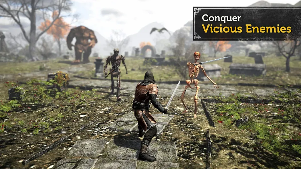 Evil Lands: Online Action RPG MOD APK на Android — Много денег и бессмертие — скриншот 5