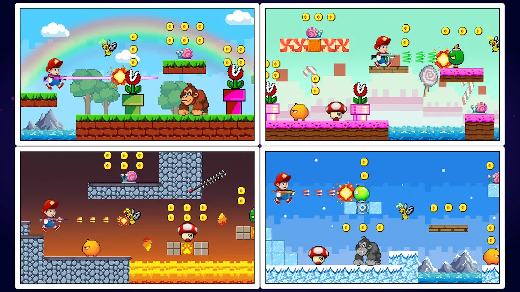 Скачать Super Mano : Adventure Jump на Android — Много денег — скриншот 3 Скачать Super Mano : Adventure Jump на Android — Много денег — скриншот 3