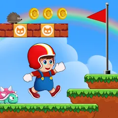 Скачать Super Mano : Adventure Jump на Android — Много денег