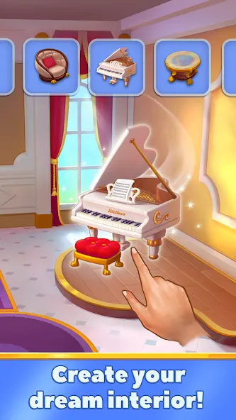 Скачать взлом Emily's Hotel Solitaire на Андроид — Много денег — скриншот 1