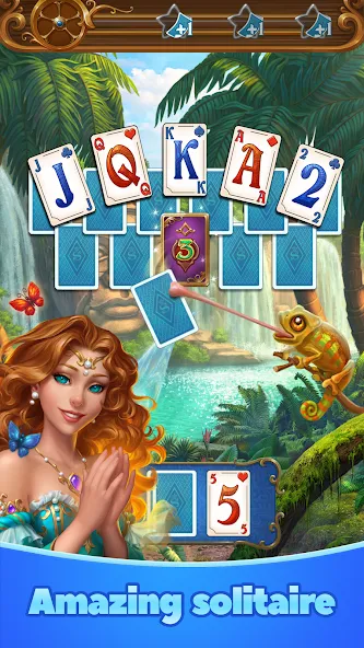 Magic Story of Solitaire Cards MOD — Много золота и без рекламы на Андроид — скриншот 1 Magic Story of Solitaire Cards MOD — Много золота и без рекламы на Андроид — скриншот 1