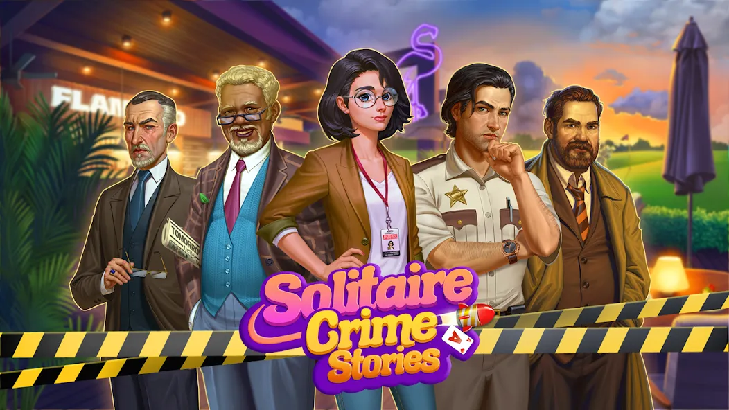 Скачать взломанную Solitaire Crime Stories — Много денег и звезд — скриншот 5